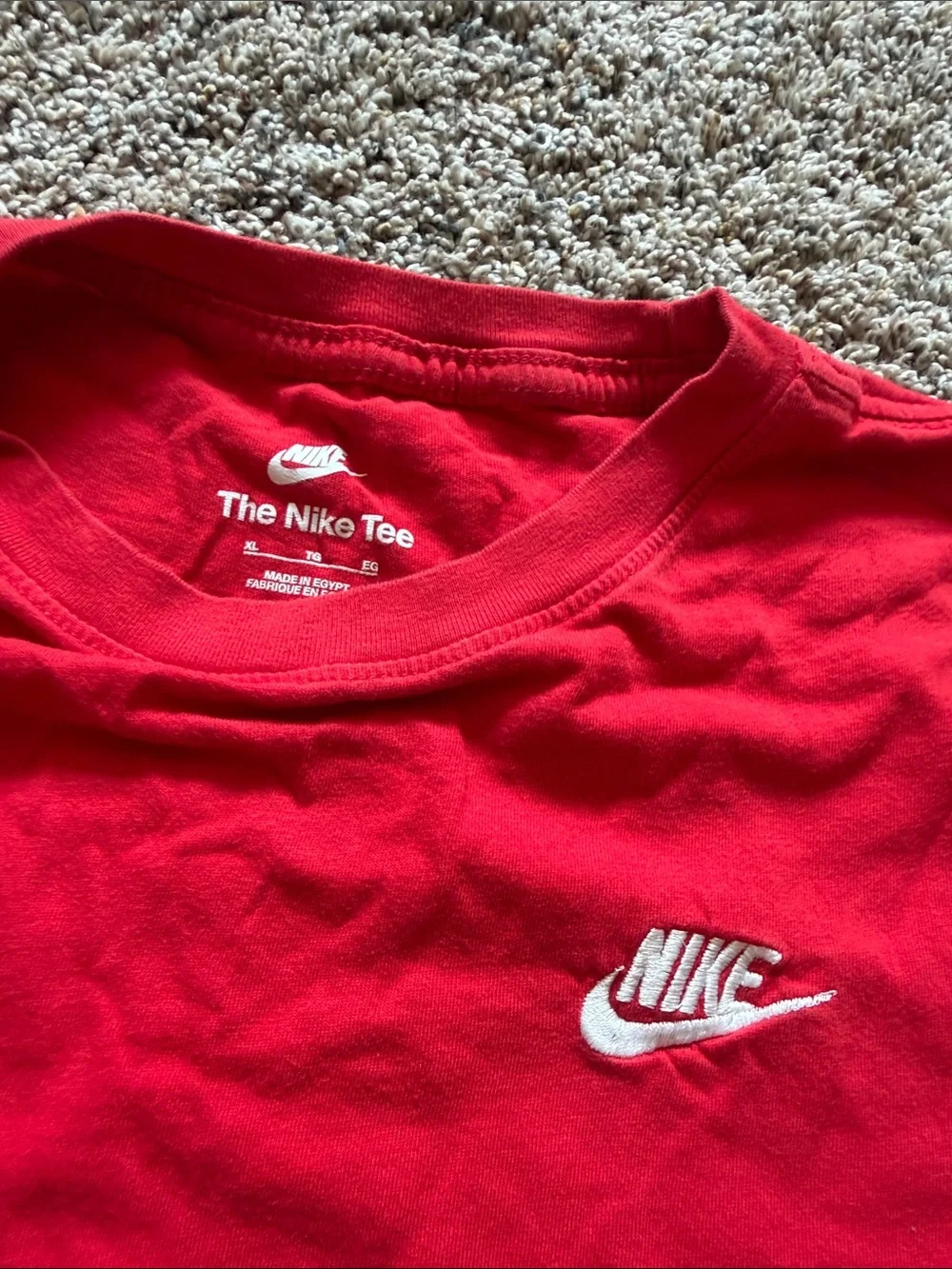 Nike Short Sleeve Crew Tees in Mint, Red, and Light Aqua